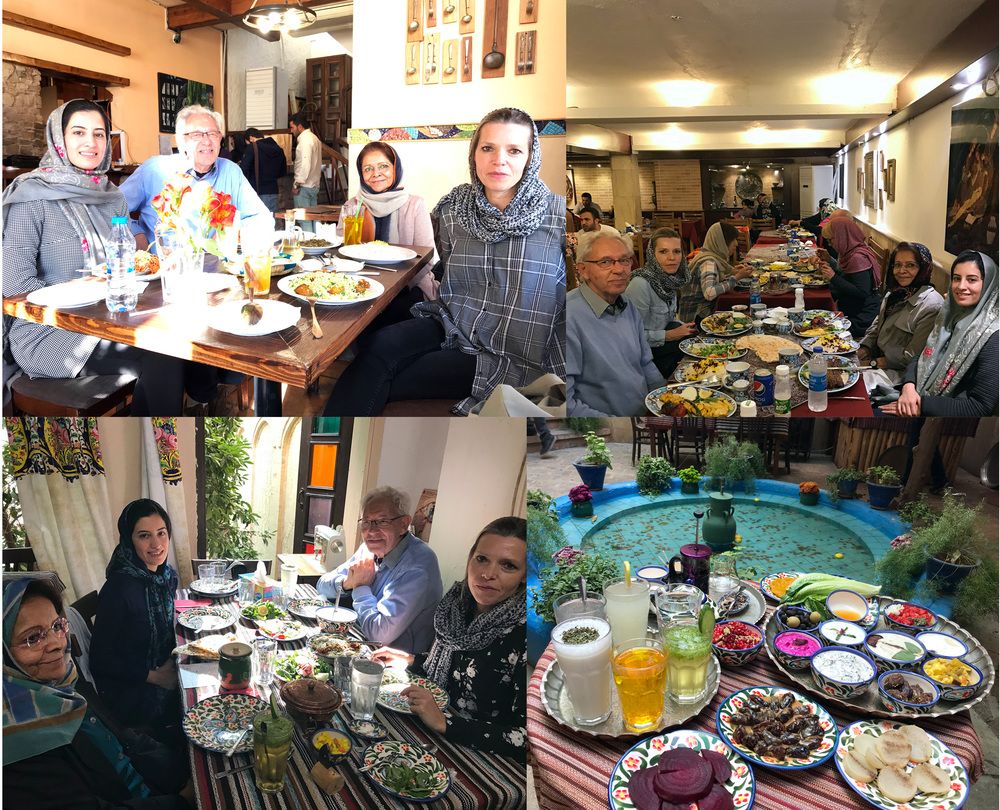 Lunch outings during the Shiraz immersion programme